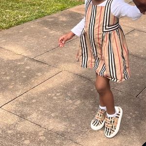 Burberry sneakers (matching dress sold separately)